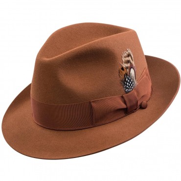 STERLING FUR FELT FEDORA BY SELENTINO