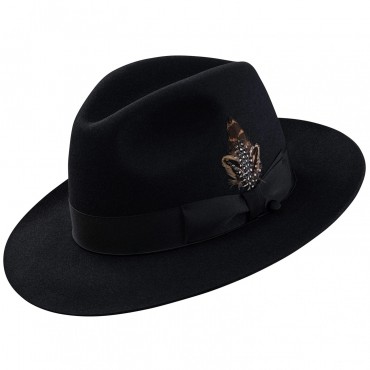 COLOMBO PREMIUM FUR FELT FEDORA BY SELENTINO